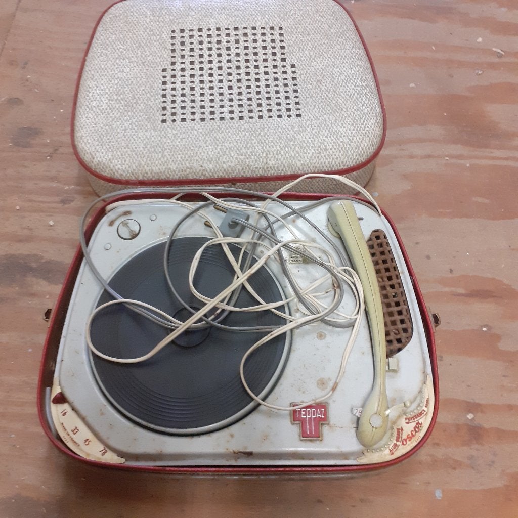 antieke platenspeler Teppaz, Ophalen, Gebruikt, Platenspeler