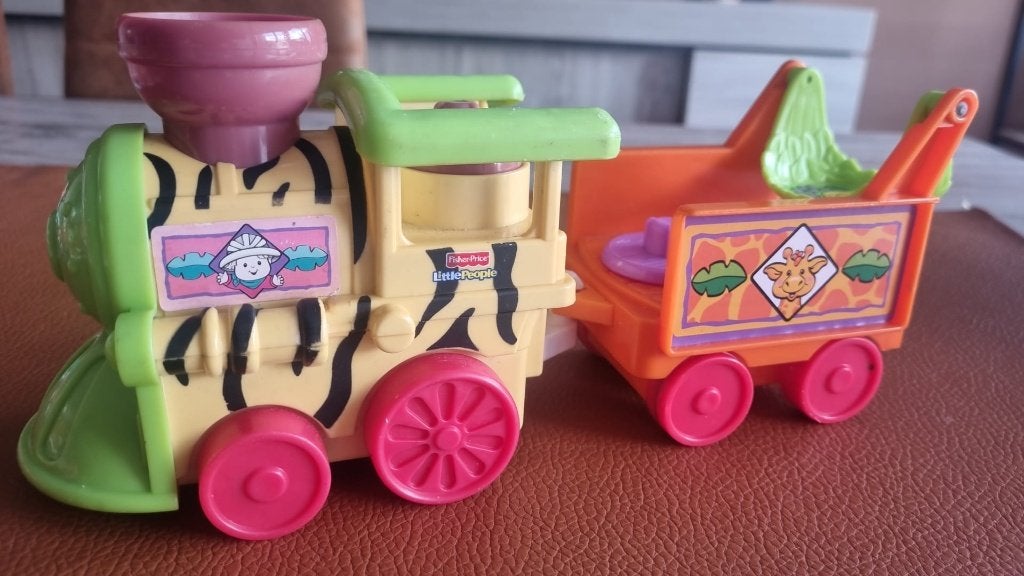 Trein en autootjes, Ophalen, Gebruikt, Met geluid