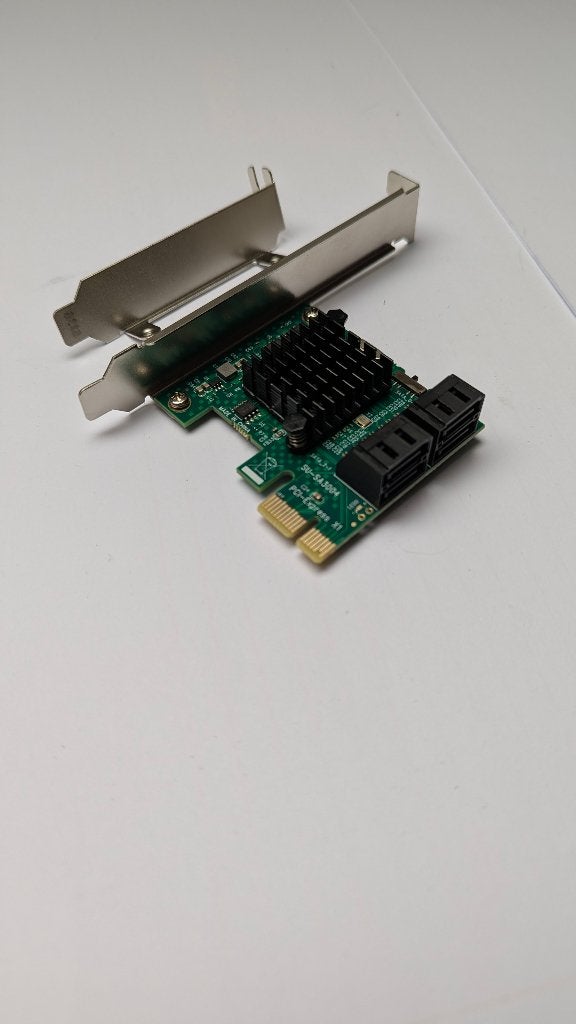 PCIe naar 4x SATA Expansion Kaart (NAS / Unraid / TrueNAS), Computers en Software, Harde schijven, Intern, Server, Ophalen of Verzenden