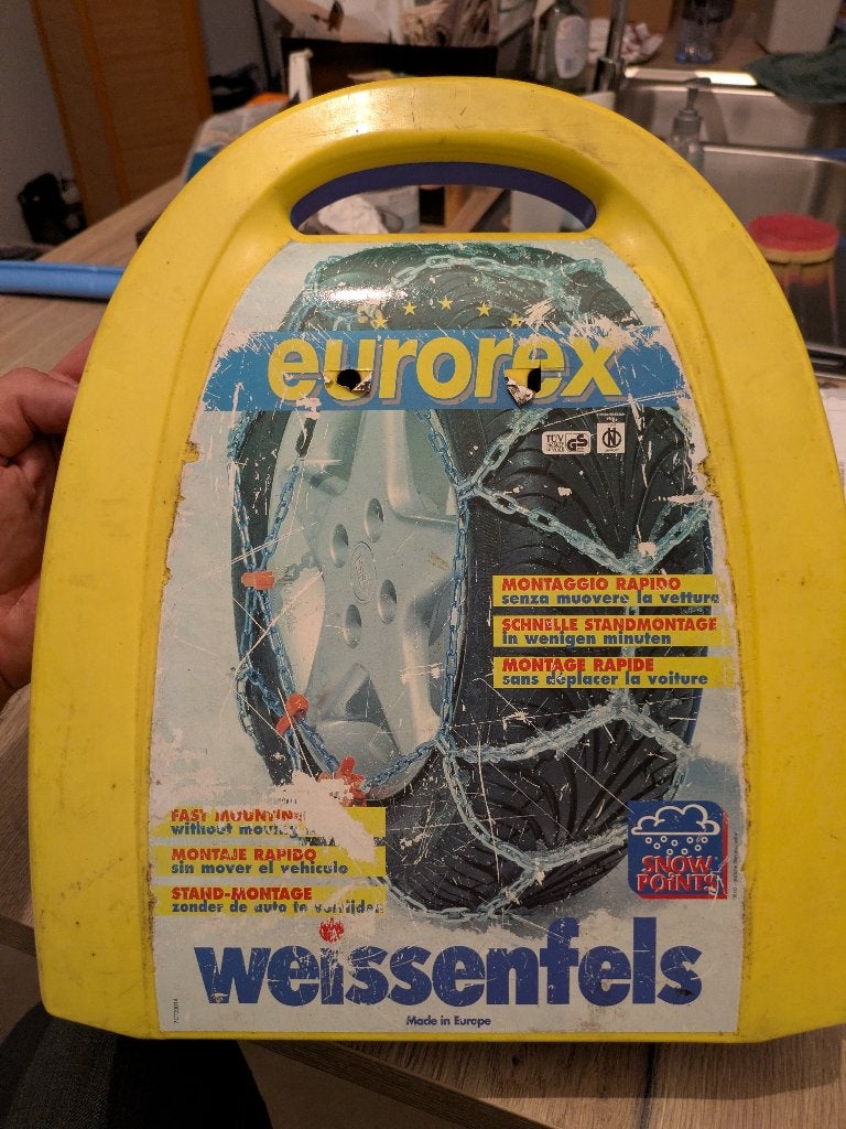 Weissenfels Eurorex sneeuwkettingen – maat 10, Ophalen, Gebruikt