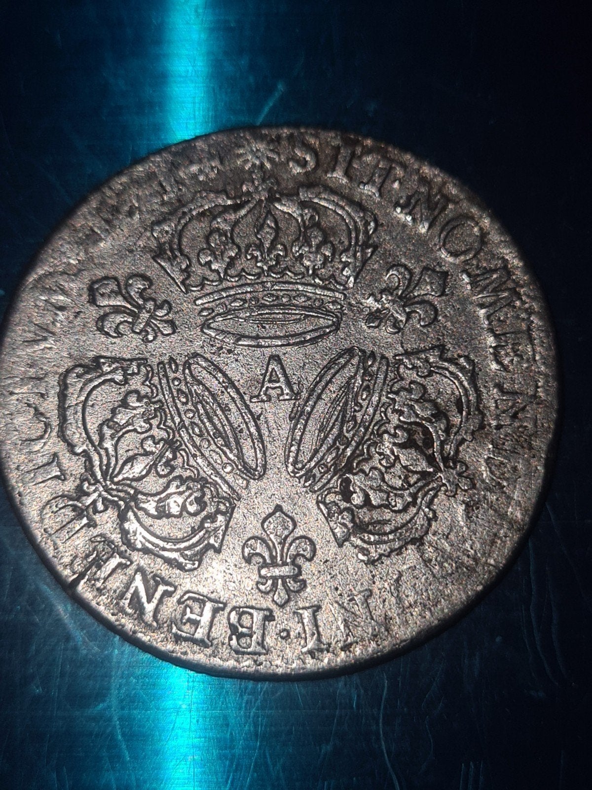 monnaie en argent  quart d ecu 1714 ( louis XIV), Enlèvement ou Envoi