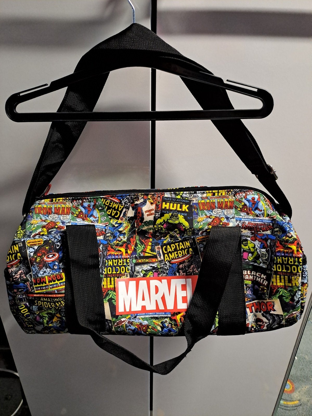 Sac de sport (Marvel), Enlèvement