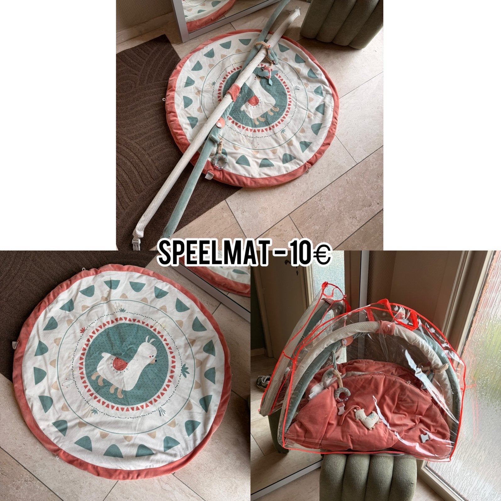 Speelmat (zacht stofje), Kinderen en Baby's, Ophalen, Gebruikt