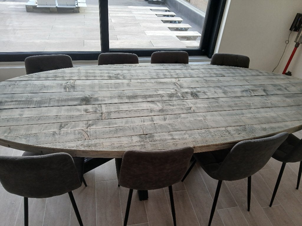 Table à manger en bois à vendre, Maison & Meubles, Tables | Tables à manger, Comme neuf, 100 à 150 cm, Enlèvement, 200 cm ou plus