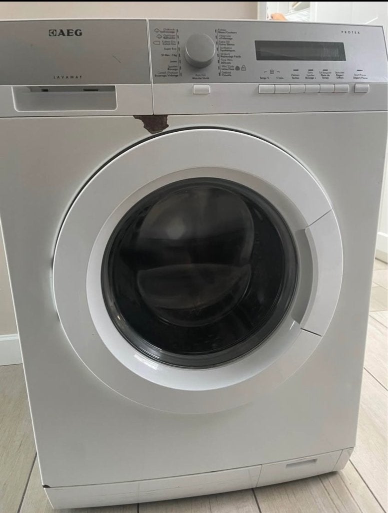 AEG wasmachine, 6 tot 8 kg, Ophalen, Gebruikt, Voorlader
