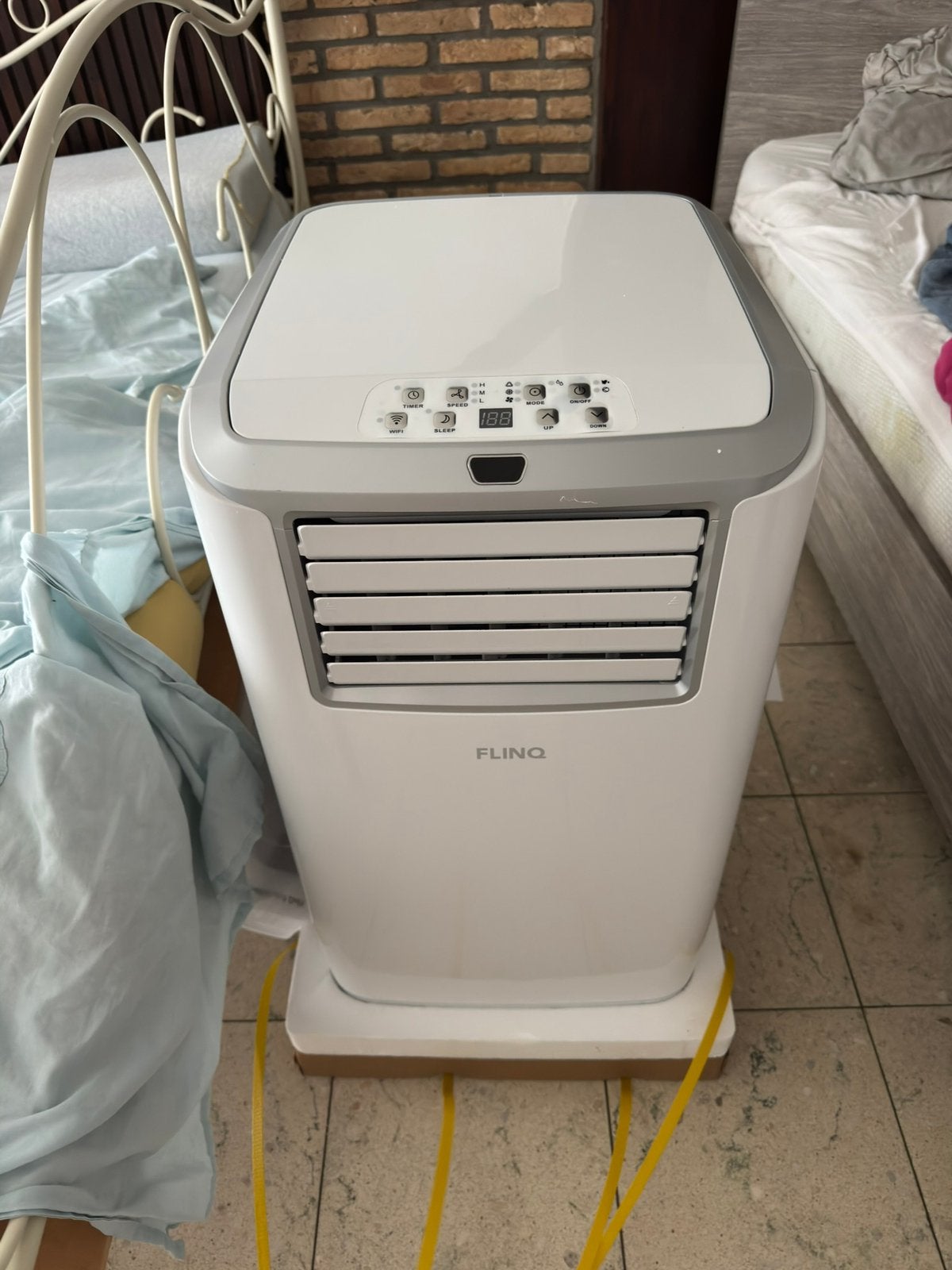 Flinq Airco 13000BTU (Direct af the halen)+ Raamafdichting, Ophalen, Zo goed als nieuw