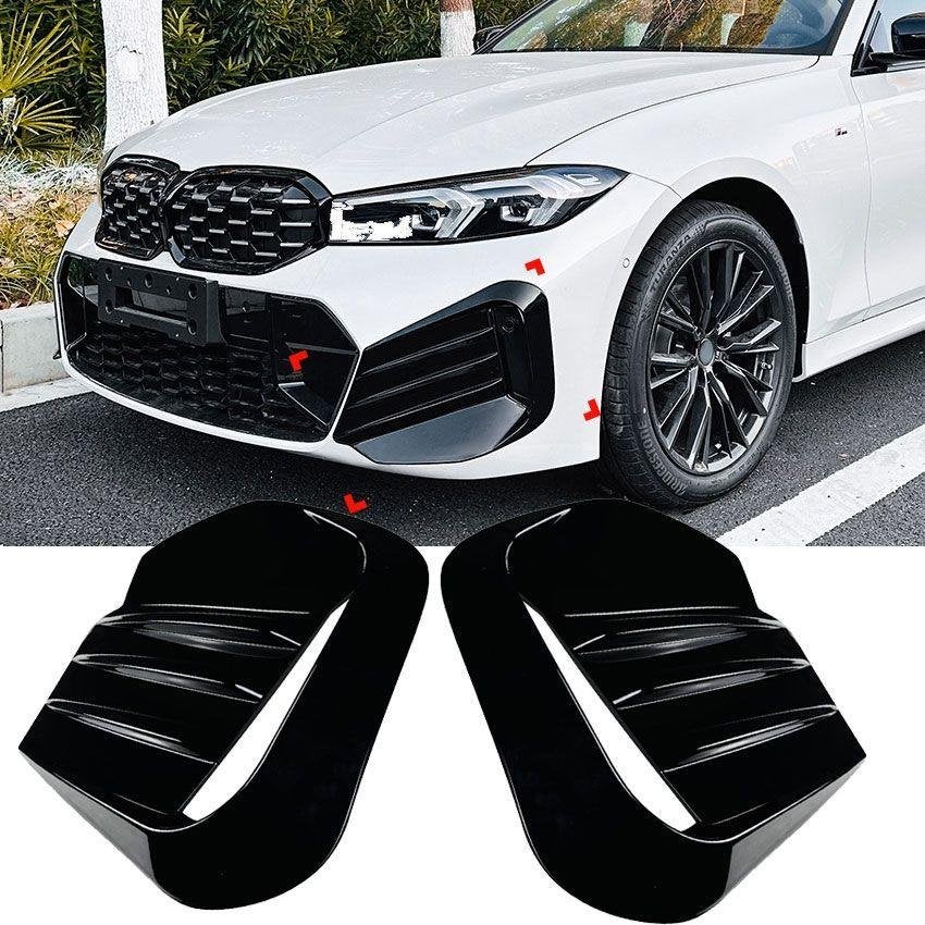 Bumper Spoiler Grill Glans Zwart Voor Bmw 3 Serie G20 G21 LC, Verzenden