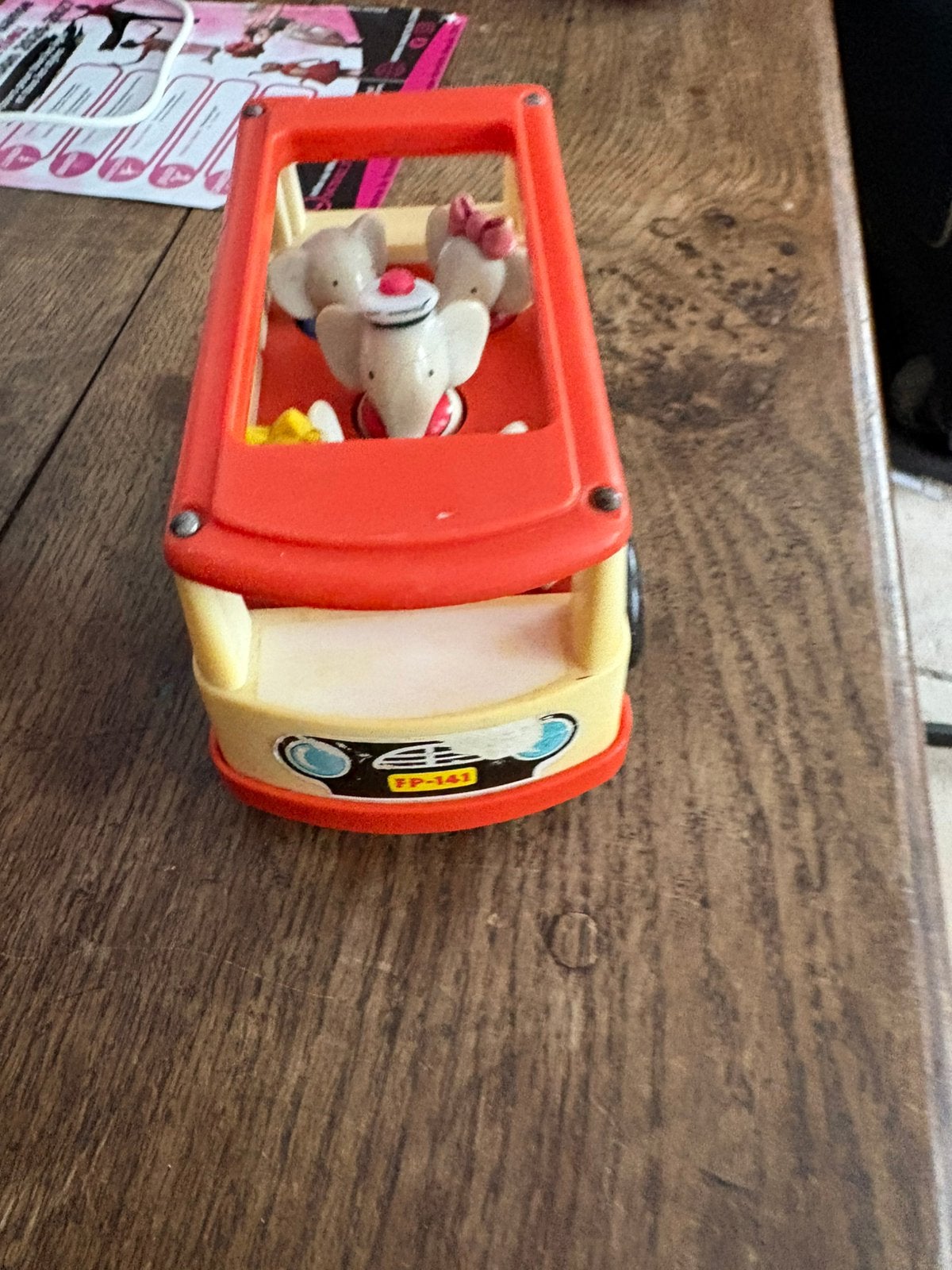 Autobus Babar demarque Fisher Price, Ophalen of Verzenden, Gebruikt, Auto of Voertuig