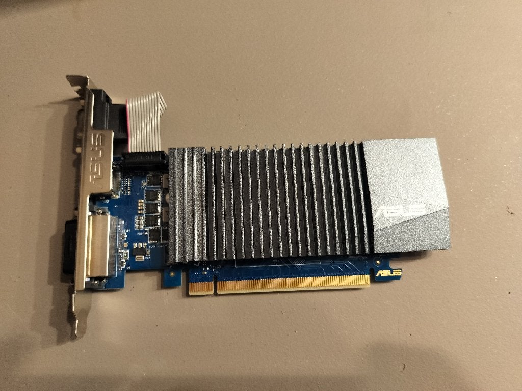 ASUS NVIDIA GeForce GT710-SL-2GD5-BRK, Computers en Software, Ophalen, PCI-Express 3, HDMI, Nvidia