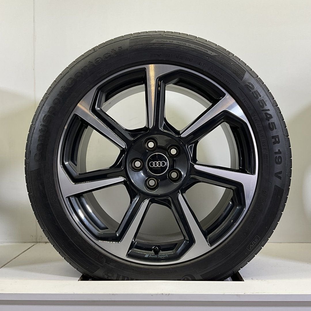 AUDI SQ5 Q5 SET VELGEN + ZOMERBANDEN 19 INCH, Auto-onderdelen, Banden en Velgen, 19 inch, Gebruikt, 255 mm, -