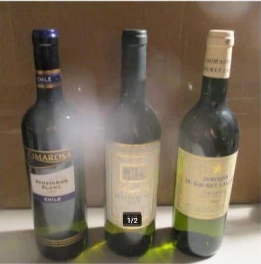 3 grands vins des années 2002 et 2009, Collections, Vins, Enlèvement ou Envoi, Pleine, Comme neuf, Vin blanc