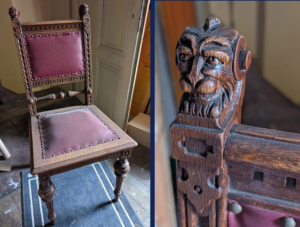 Lot de 10 chaises style Henri II (Néo-Renaissance)., Antiquités & Art, Enlèvement