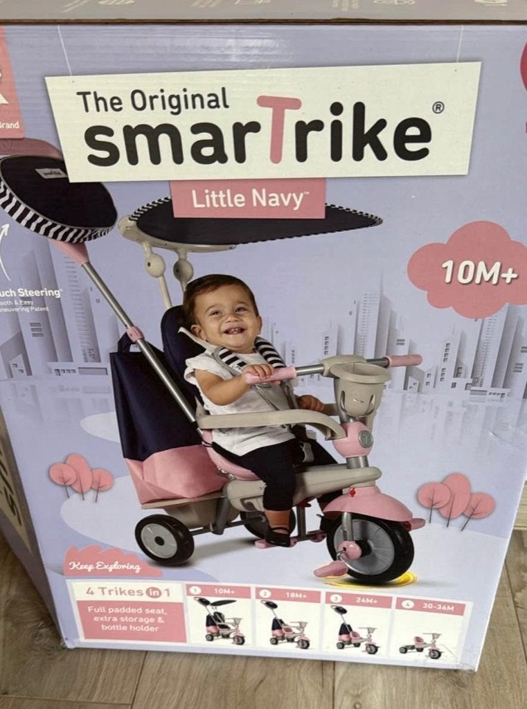 Smartrike Little navy, Ophalen, Zo goed als nieuw, SmarTrike, Duwstang