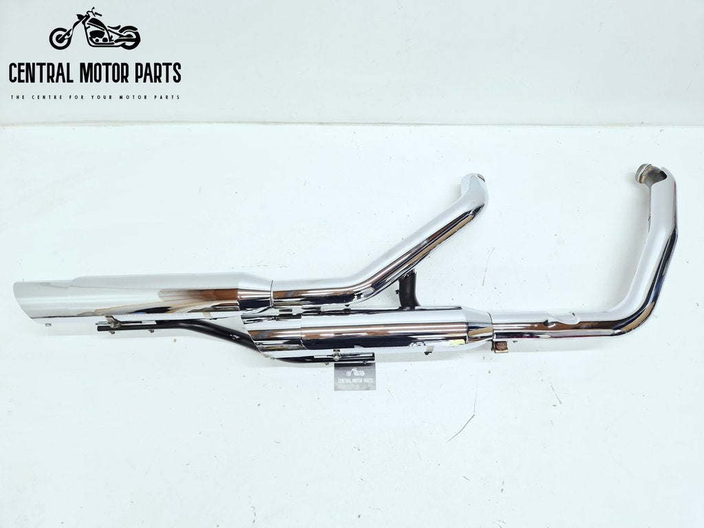 Chromen uitlaat Dyna 2006-2017, Motoren, Onderdelen | Harley-Davidson, Gebruikt, Ophalen of Verzenden