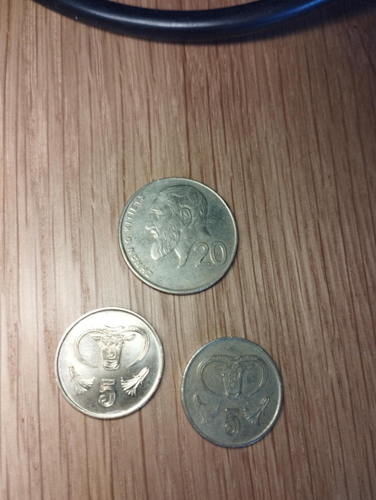Munten/Cyprus, Ophalen