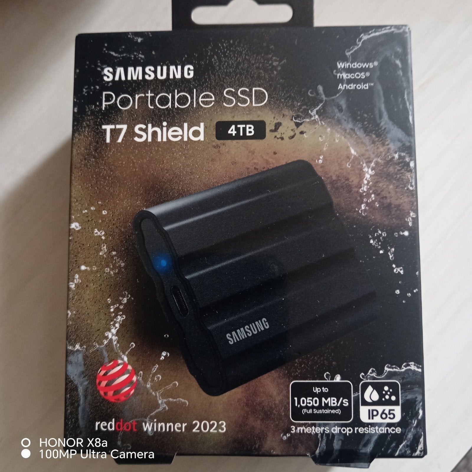 SSD SUMSUNG T7 shield 4TB, Computers en Software, Harde schijven, SSD