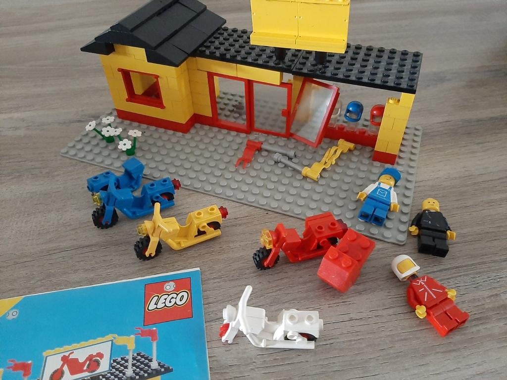Legoland 6373 Moto shop (niet compleet), Enlèvement ou Envoi, Utilisé, Ensemble complet, Lego