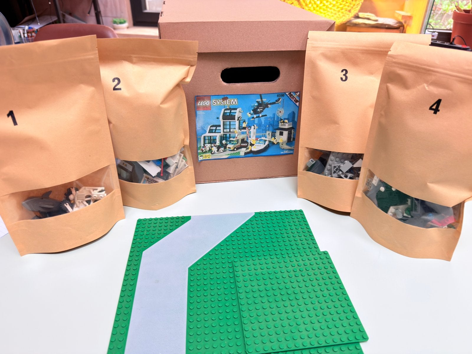 Lego System 6598 - zie omschrijving, Kinderen en Baby's, Speelgoed | Duplo en Lego, Gebruikt, Overige thema's, Lego, Ophalen of Verzenden