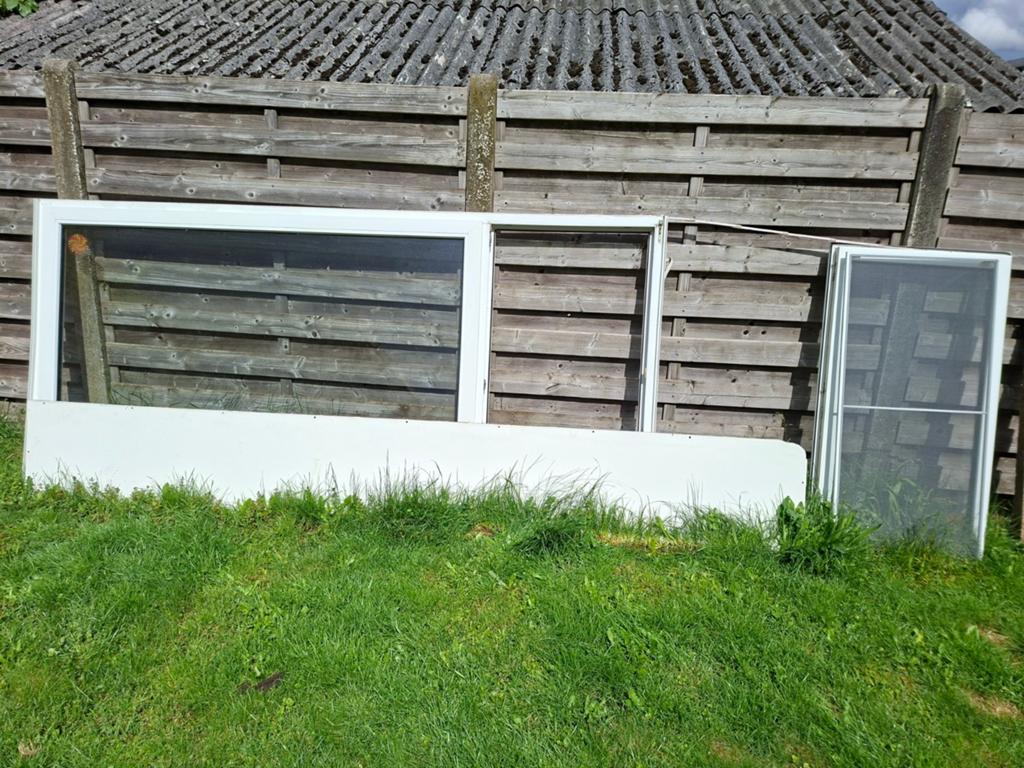 Pvc raam dubbele beglazing, Ophalen