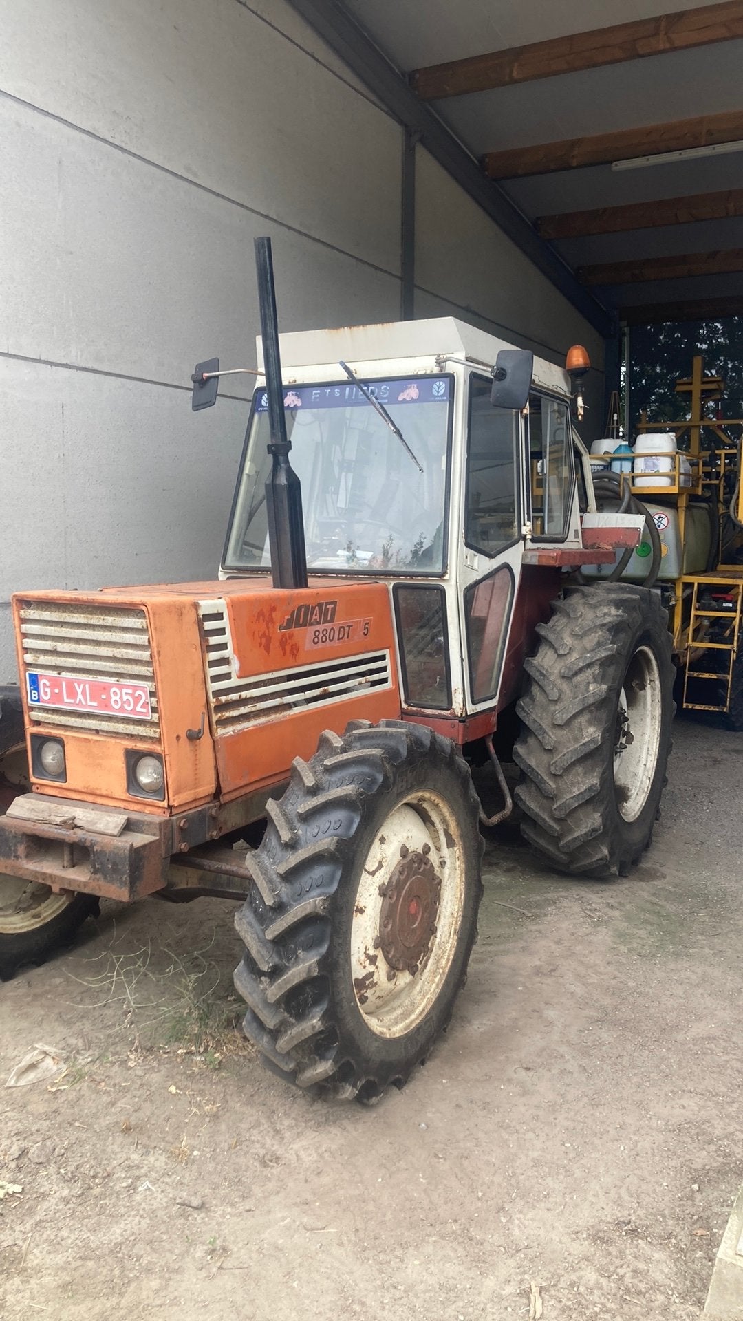 Fiat 880 dt 5 cilinder, Ophalen, Fiat