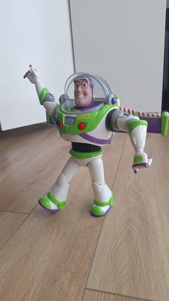 Toy Story 4 Buzz Lightyear licht en geluid Engels - 30 cm, Verzamelen, Ophalen