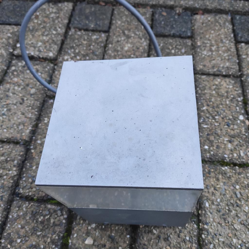 Tuinlamp delta light, Ophalen, Gebruikt, Staande lamp, Glas