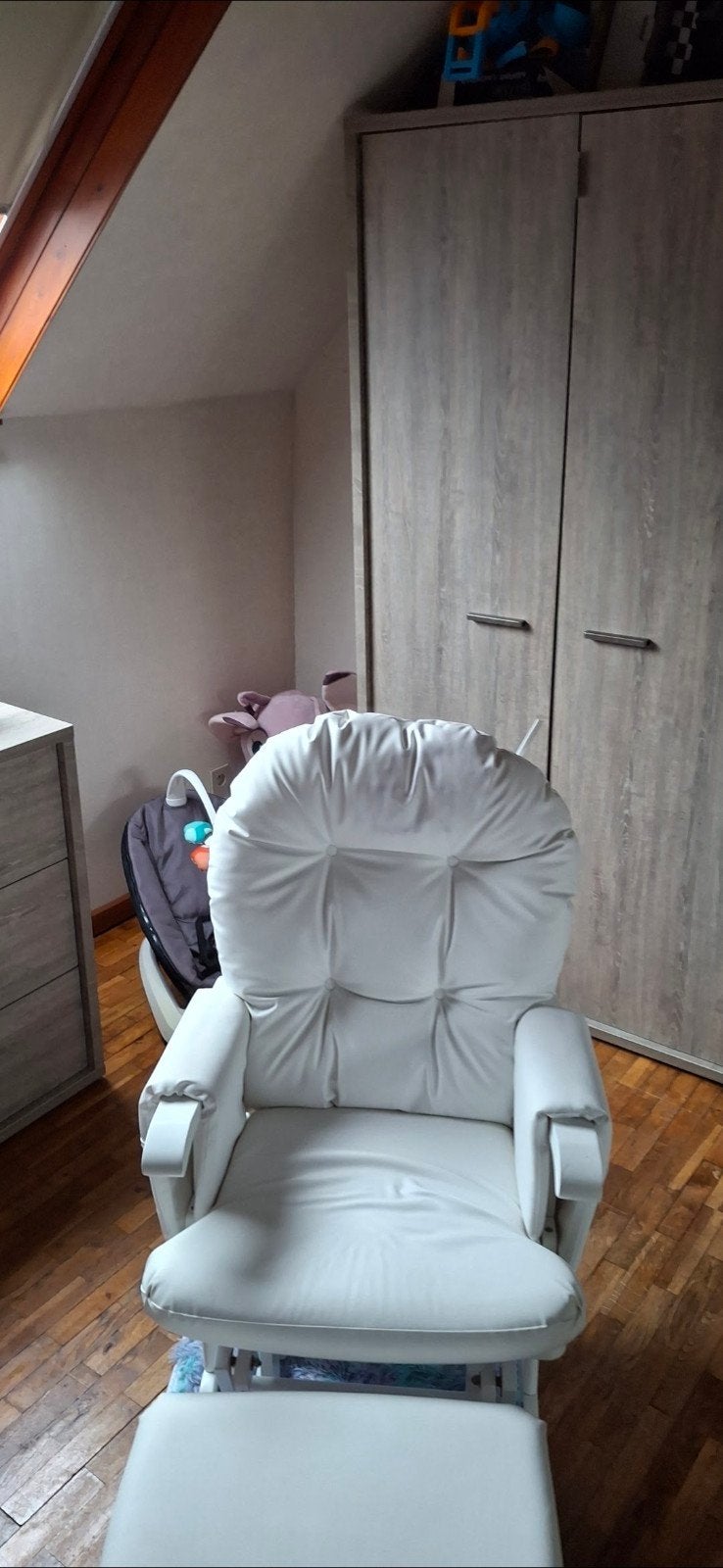 fauteuille a bascule avec pied, Enlèvement