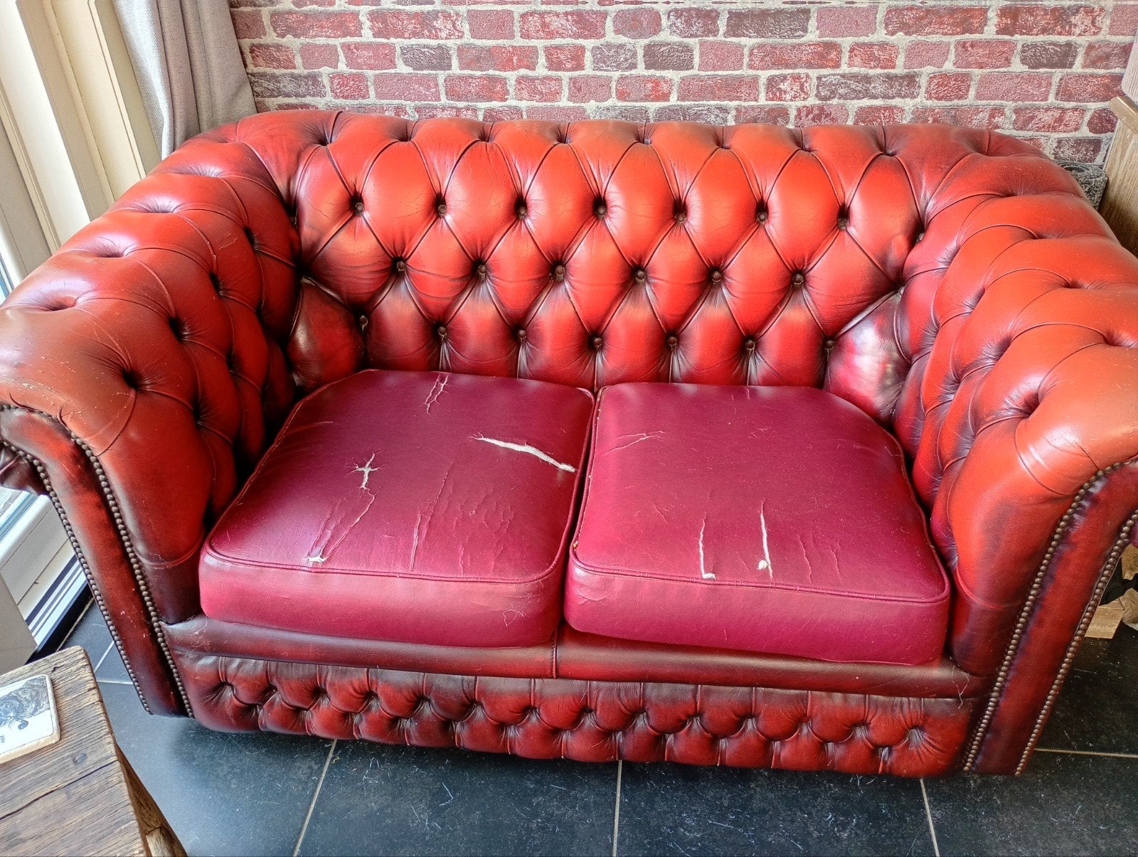 Chesterfield zetel ( opknapper ), Ophalen