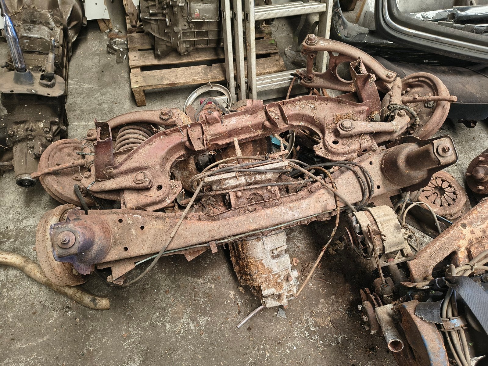 Essieu avant Renault Dauphine, Enlèvement ou Envoi, Renault, ., Utilisé