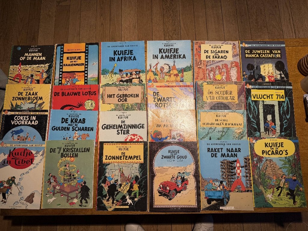 Kuifje: bijna complete reeks strips, Boeken, Complete serie of reeks, Ophalen of Verzenden, Zo goed als nieuw, Hergé