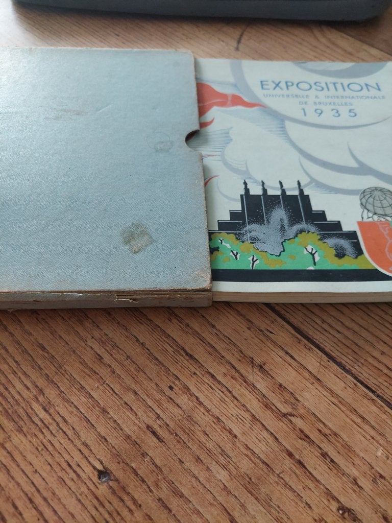 boek wereldtentoonstelling Brussel 1935, Enlèvement ou Envoi, 20e siècle ou après, Utilisé