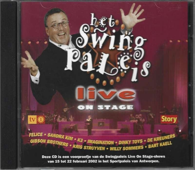 CD Het Swingpaleis  Live On Stage 2001, Ophalen of Verzenden, Zo goed als nieuw, Verzamelalbum, Pop