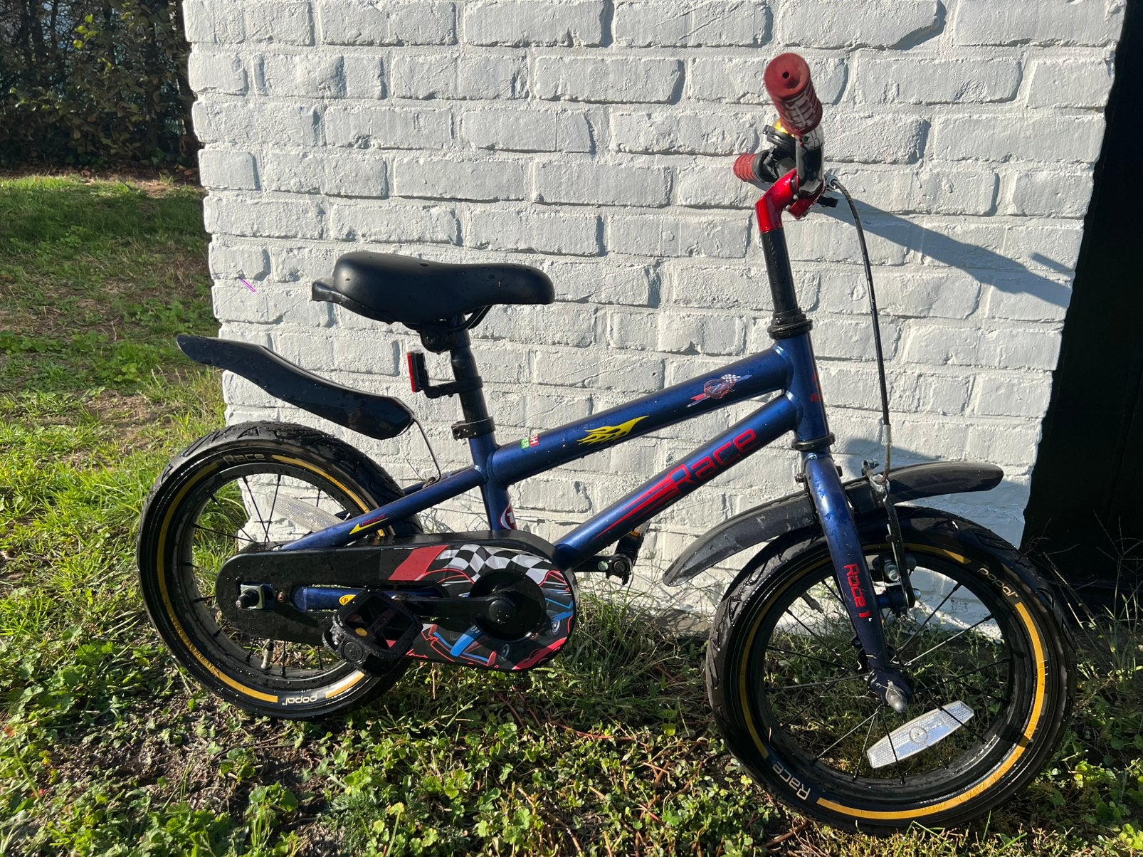 Kinderfiets, Fietsen en Brommers, Ophalen, Zo goed als nieuw, Minder dan 16 inch