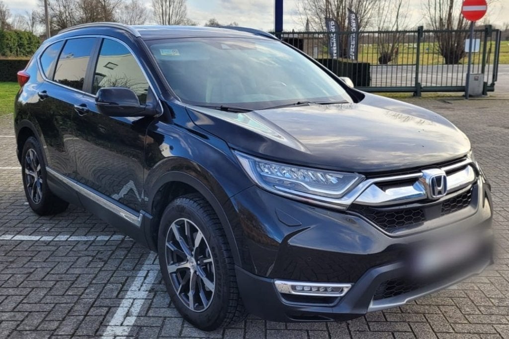 HONDA CR-V, Auto's, Honda, Automaat, Zwart, Zwart, Leder