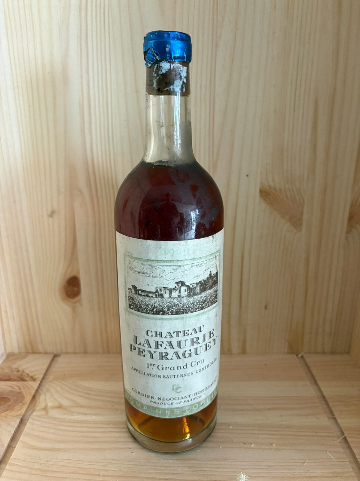 2 flessen top Sauternes, Verzamelen, Ophalen, Zo goed als nieuw