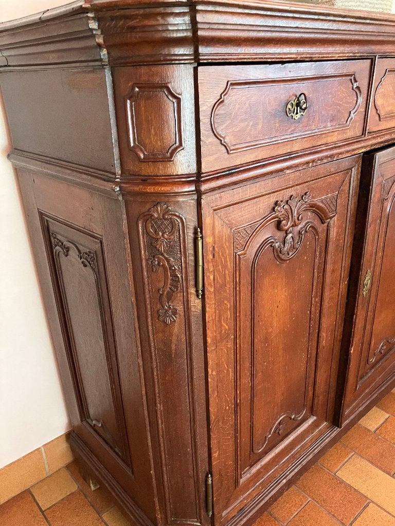 Meuble ancien en chêne sculpté – Très bel état, Enlèvement