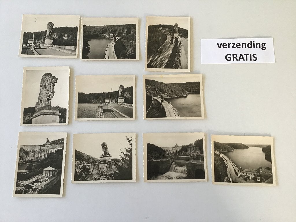 10 petites cartes postales de La Gileppe (Ardennes) 1951, Collections, Enlèvement ou Envoi, Non affranchie
