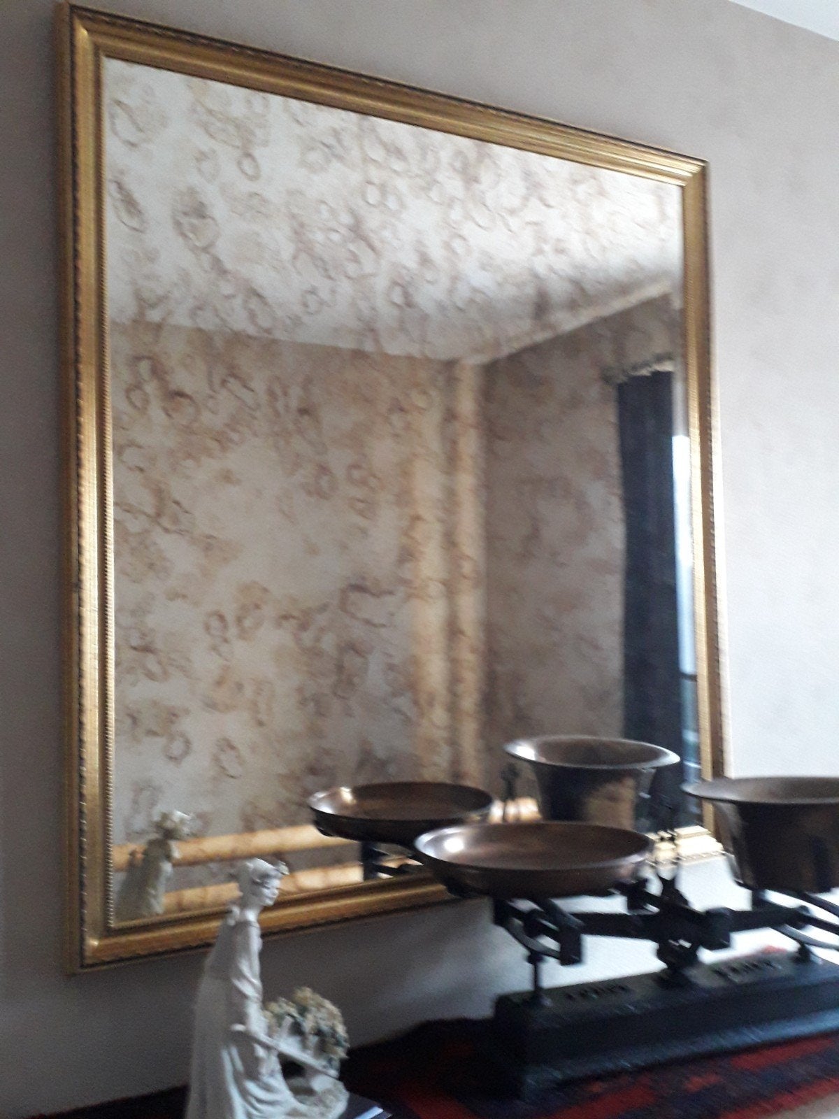Grote spiegel, Huis en Inrichting, Woonaccessoires | Spiegels, Ophalen