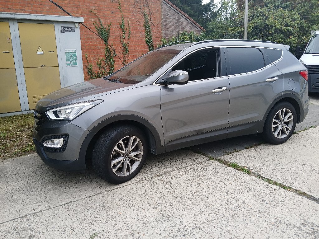 Hyundai Santa Fe 2.0CRDi 4x2 bj2014, Autos, Cuir, Argent ou Gris, Entreprise, 5 portes