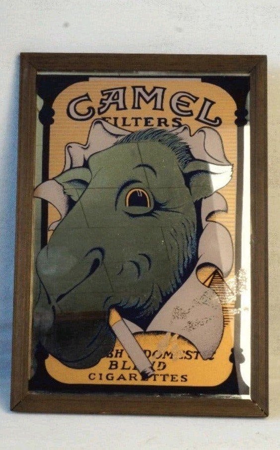 Miroir publicitaire vintage Camel / Vintage Camel bar mirror, Antiquités & Art, Antiquités | Miroirs, Enlèvement ou Envoi