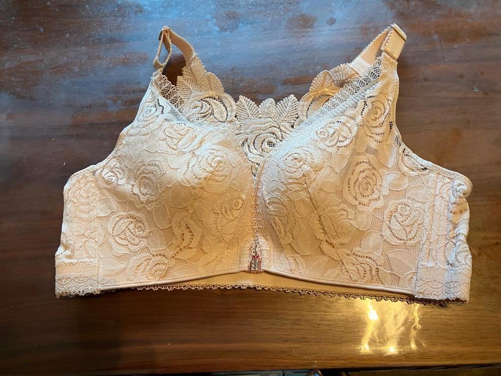 bh met sluiting vooraan - huidskleur/beige, Kleding | Dames, Ophalen, Beige, BH