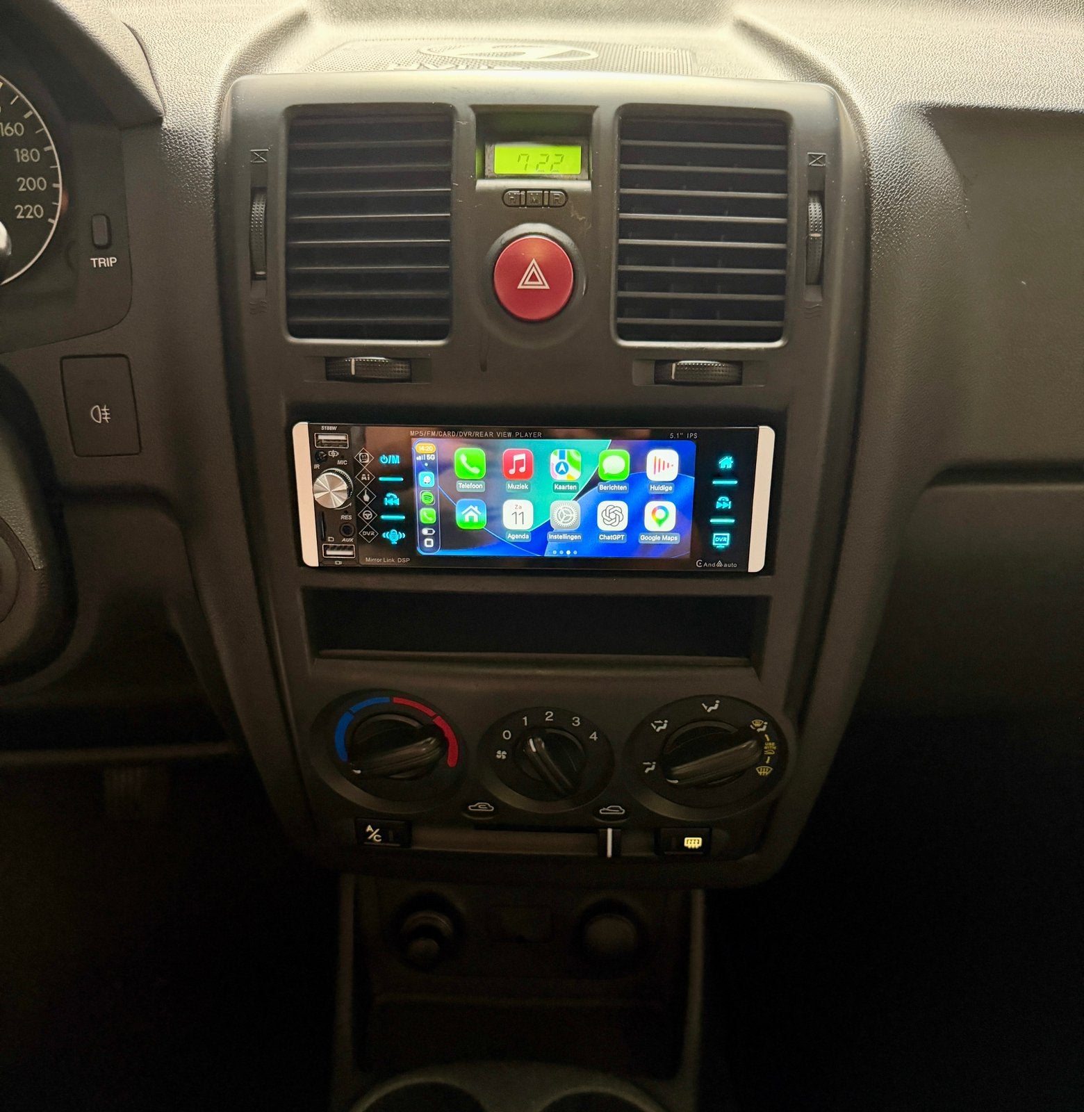 Hyundai Getz 1.4i | Gekeurd voor verkoop | Airco | CarPlay, Auto's, Stof, Zwart, Zwart, Handgeschakeld