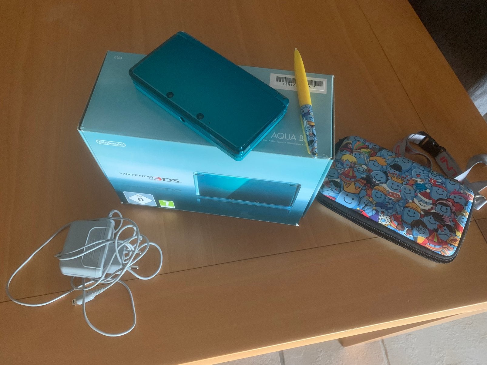 Nintendo 3DS Aqua Blue, Ophalen of Verzenden, Gebruikt