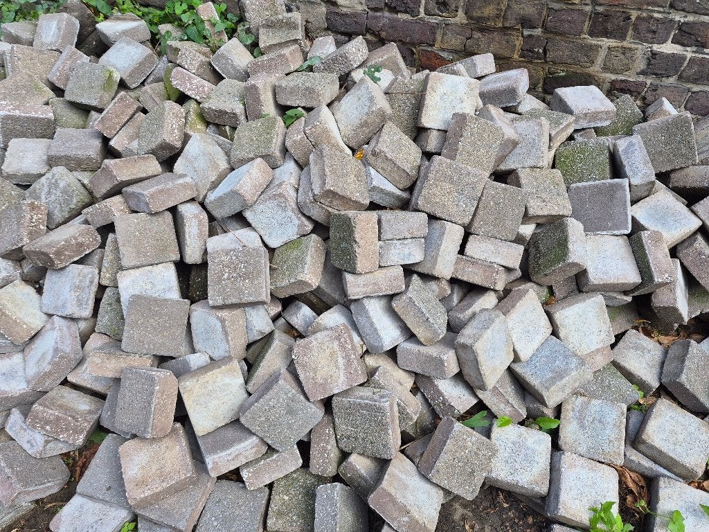 Klinkers, Tuin en Terras, Ophalen, Gebruikt, 5 tot 10 m², Klinkers