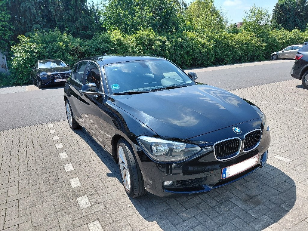 BMW 1, 114i, Benzine, 2015, Autos, BMW, Cuir, Achat, Intérieur cuir, Noir