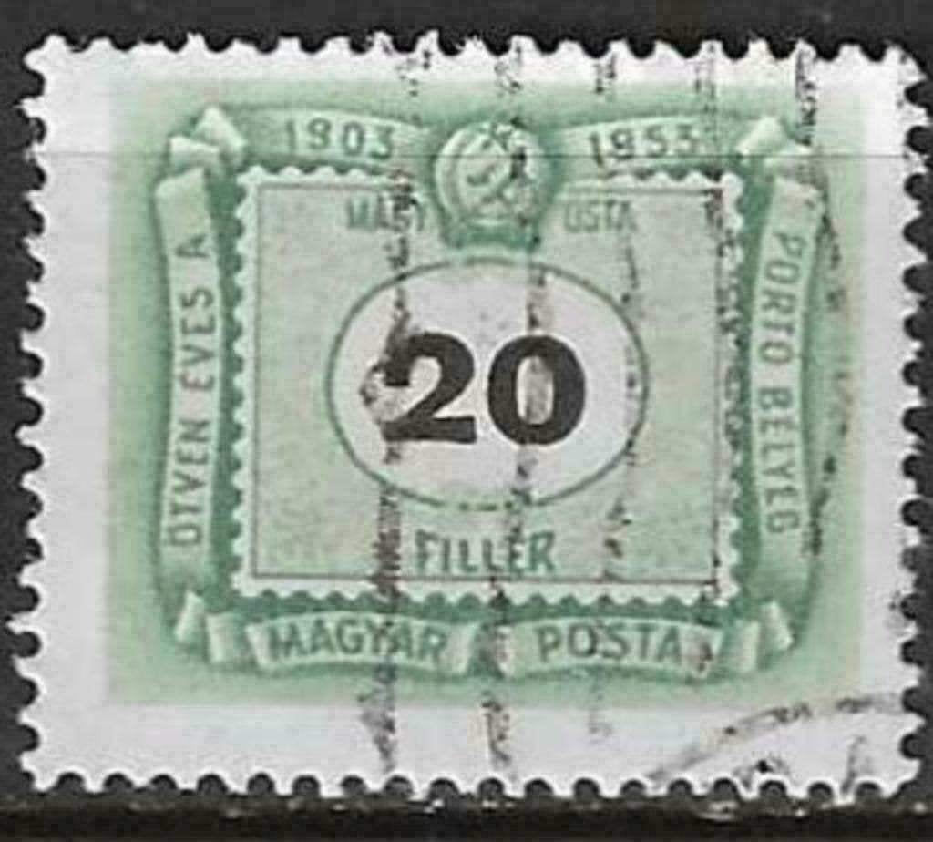 Hongarije 1953 - Yvert 204TX - Taxzegel (ST), Verzenden, Gestempeld