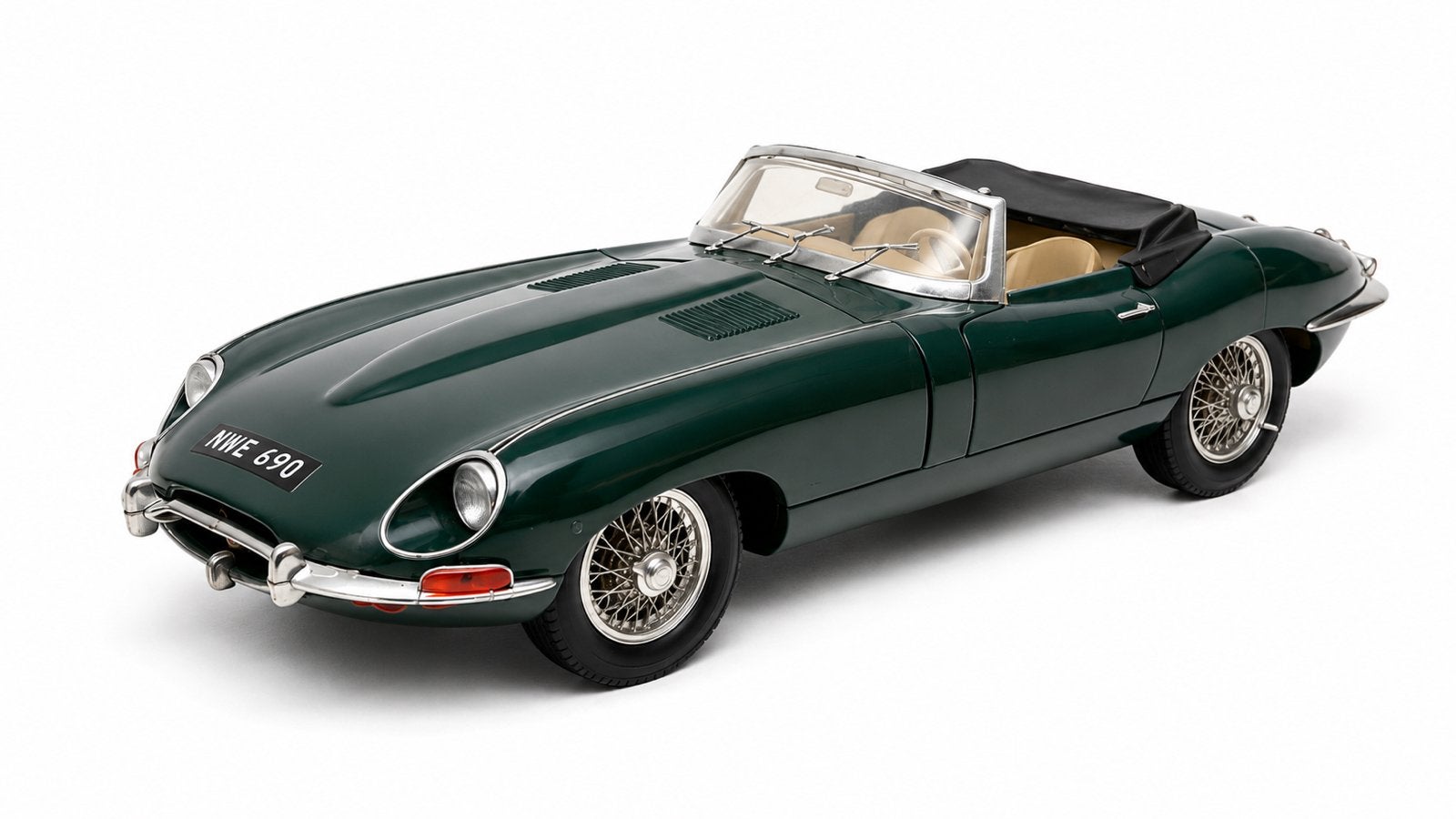 Polistil Jaguar XKE 4.2 Roadster 1:16 Made in Italy, Hobby & Loisirs créatifs, Enlèvement, Comme neuf