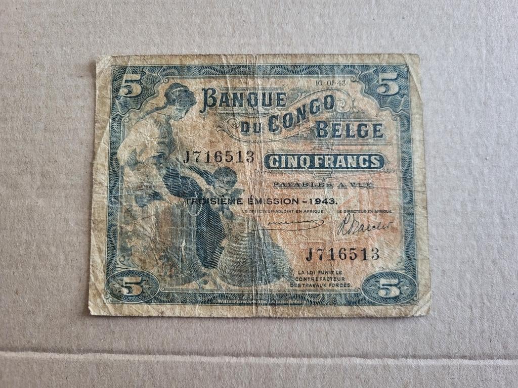 Belgisch-Congo-ticket, Ophalen of Verzenden