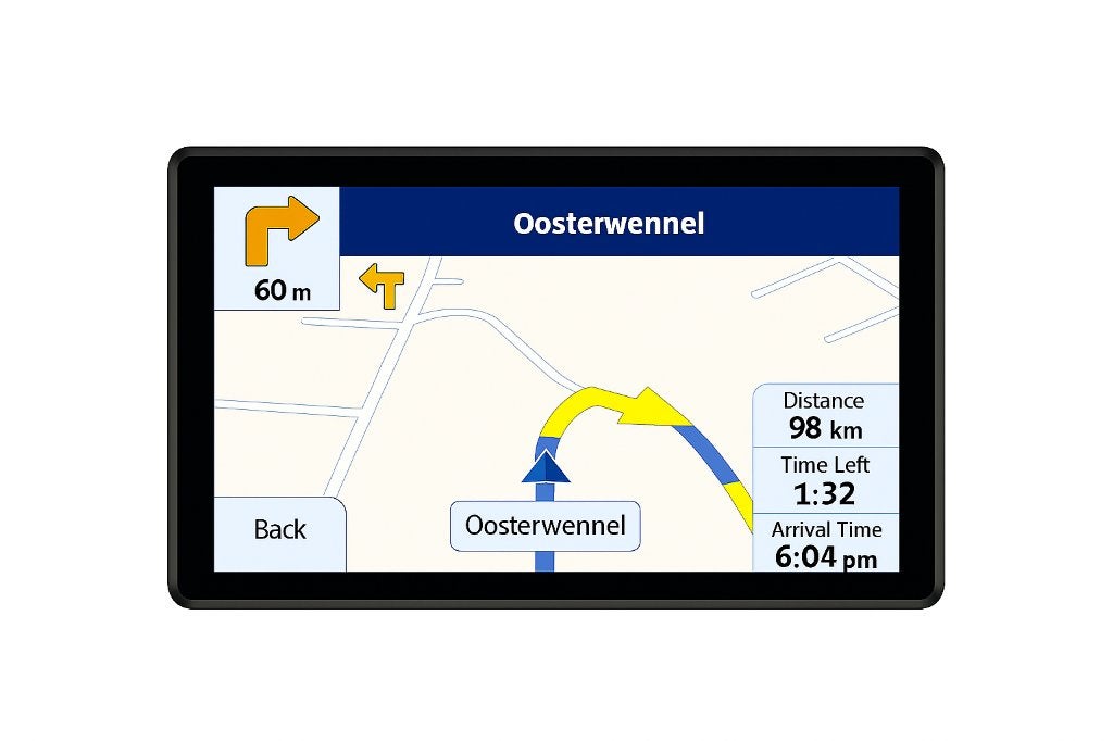 9 inch Auto, Camper, Truck GPS Navigatie Europa Kaarten-16GB, Info@drktech.be, Oosterwennel 35 Genk, Nieuw, Ophalen of Verzenden