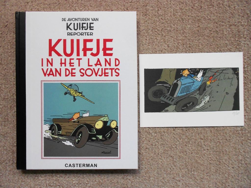 Kuifje - In het Land van de Sovjets -hc +ex-libris 19 van 20, Boeken, Eén stripboek, Nieuw, Ophalen of Verzenden, Herge